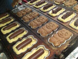 若草饅頭 パンダ焼き