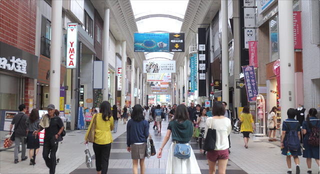 熊本市上通5丁目商店街