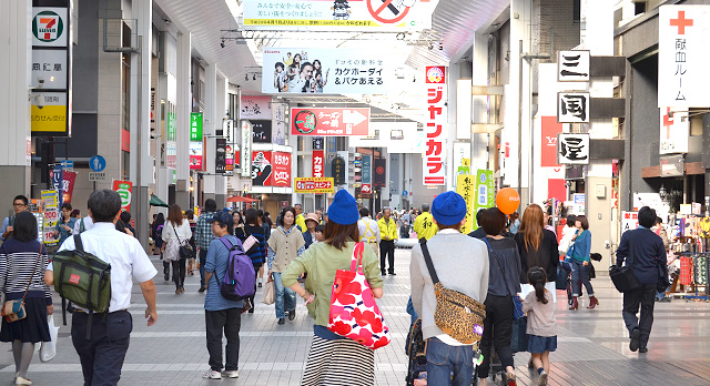 熊本市下通二番街商店街