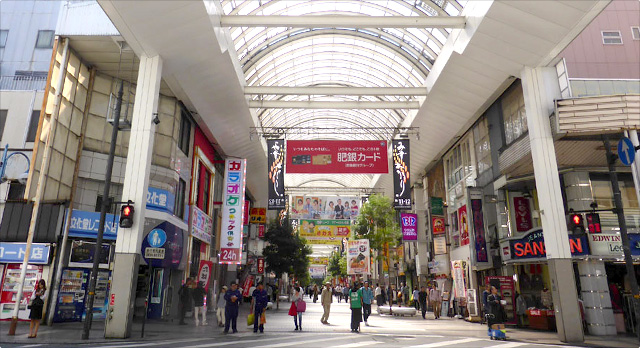 熊本市下通三番街商店街